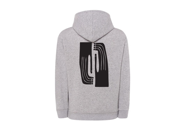 Sweat à capuche mains